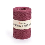 Włóczka Yarnart Papiro Twisted 1322 / rafia papierowa / śliwka