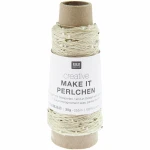 Włóczka / nić z koralikami Rico Design Creative Make It Perlchen 007 / piasek
