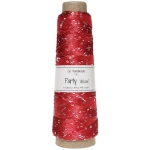 Włóczka / nić  z cekinami Go Handmade Party "deluxe" 18150 / czerwień
