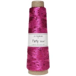 Włóczka / nić  z cekinami Go Handmade Party "deluxe" 18151 / fuksja