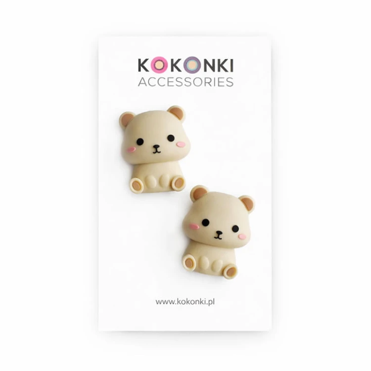 Stopery do drutów Kokonki Accessories / chomik / 2 szt