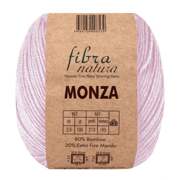 Włóczka Fibranatura Monza 26-09 / jasna lawenda