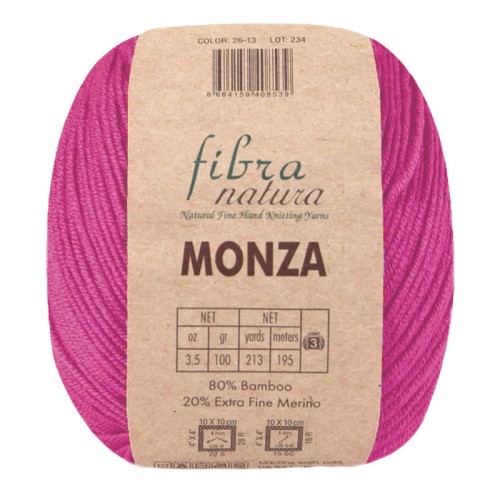 Włóczka Fibranatura Monza 26-13 / fuksja