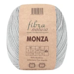 Włóczka Fibranatura Monza 26-27 / jasny stalowy