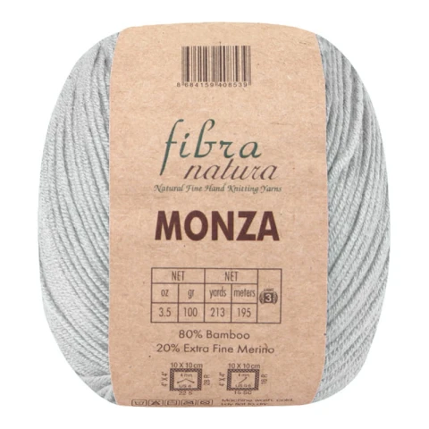 Włóczka Fibranatura Monza 26-27 / jasny stalowy
