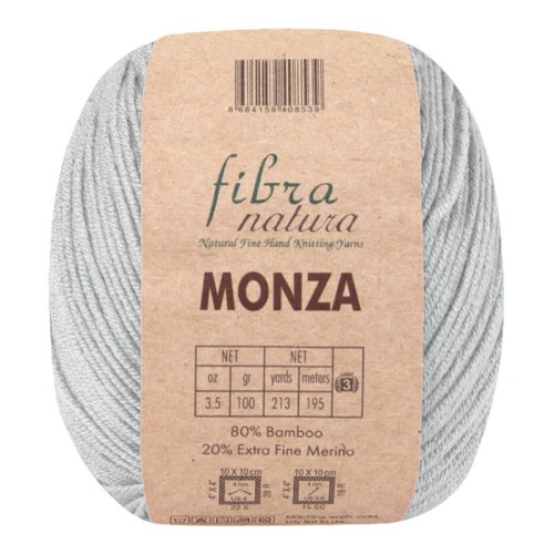 Włóczka Fibranatura Monza 26-27 / jasny stalowy