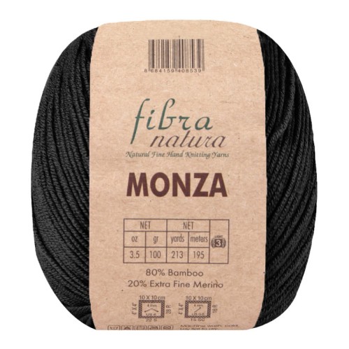 Włóczka Fibranatura Monza 26-29 / czerń