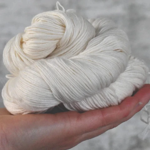 Włóczka / baza do farbowania Alpaca 4ply Sock skarpetkowa / 400m / naturalny / merino alpaka nylon 4ply