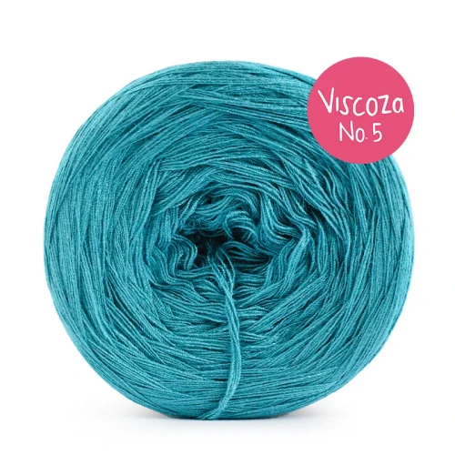 Włóczka KOKONKI Visco no. 5 - szmaragd / 5 nitek / 400 m / 125 g - GOTOWY