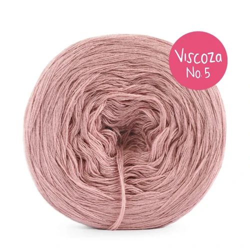 Włóczka KOKONKI Visco no. 5 - blady fiolet / 5 nitek / 400 m / 125 g - GOTOWY