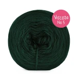 Włóczka KOKONKI Visco no. 5 - butelkowa zieleń / 5 nitek / 400 m / 125 g - GOTOWY