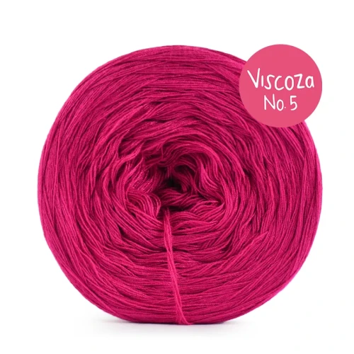 Włóczka KOKONKI Visco no. 5 - magenta / 5 nitek / 400 m / 125 g - GOTOWY