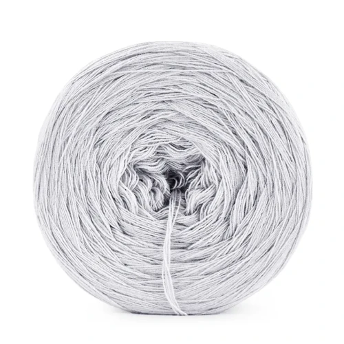 Włóczka KOKONKI Visco no. 5 - srebrzysty / 5 nitek / 400 m / 125 g - GOTOWY