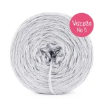 Włóczka KOKONKI Visco no. 5 - srebrzysty / 5 nitek / 400 m / 125 g - GOTOWY