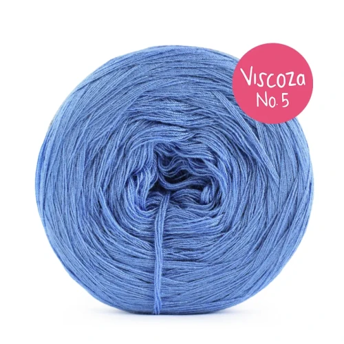 Włóczka KOKONKI Visco no. 5 - niezapominajka / 5 nitek / 400 m / 125 g - GOTOWY