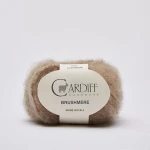 Włóczka Cardiff Brushmere 103 / brown / cappuccino