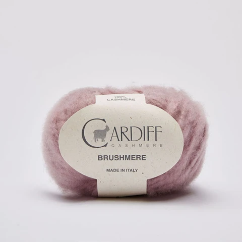Włóczka Cardiff Brushmere 106 / muji / lila róż