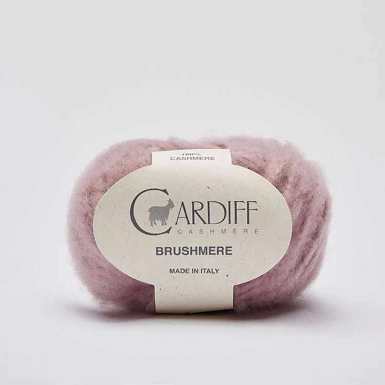 Włóczka Cardiff Brushmere 106 / muji / lila róż