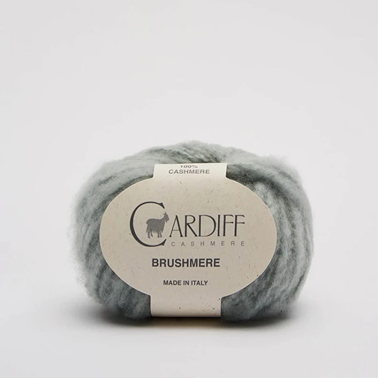 Włóczka Cardiff Brushmere 119 / mose / laurowy