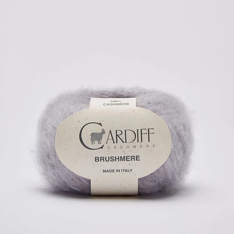 Włóczka Cardiff Brushmere 104 / pomice / szary