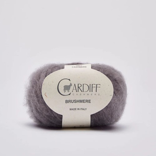 Włóczka Cardiff Brushmere 107 / gospel / brudny fiolet