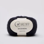Włóczka Cardiff Brushmere 109 / navy / navy