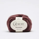 Włóczka Cardiff Brushmere 178 / buthan / kasztan
