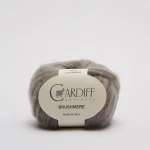 Włóczka Cardiff Brushmere 133 / galileo / ziemistoszary