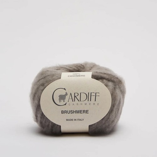 Włóczka Cardiff Brushmere 133 / galileo / ziemistoszary