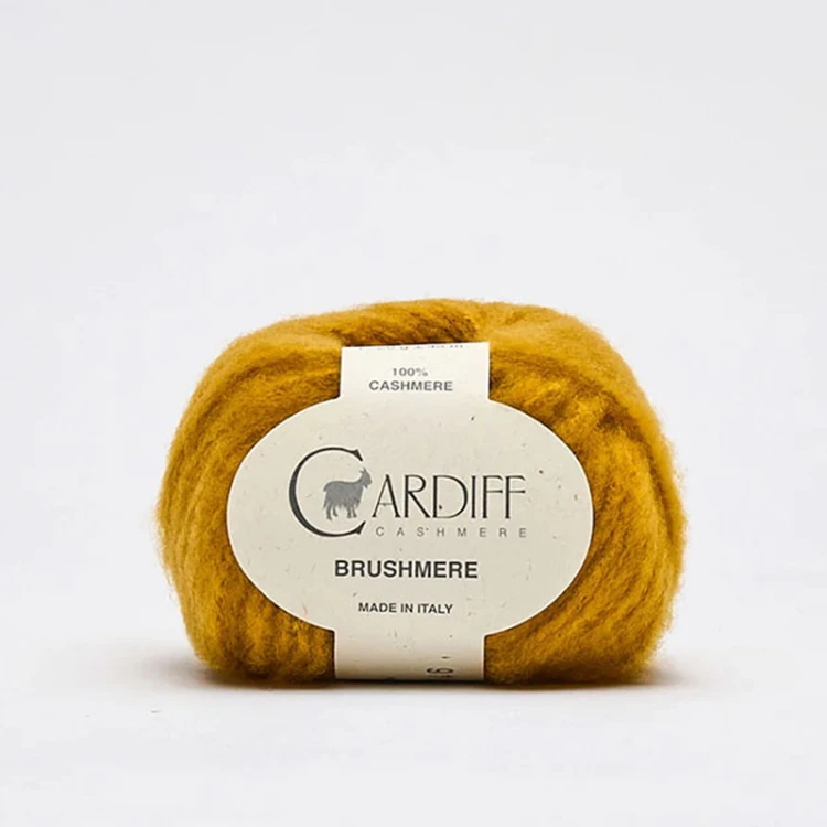 Włóczka Cardiff Brushmere 116 / tadao / ochra