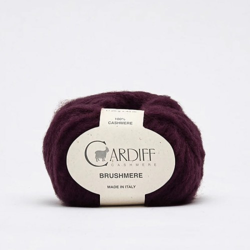 Włóczka Cardiff Brushmere 157 / shiraz / winogrono
