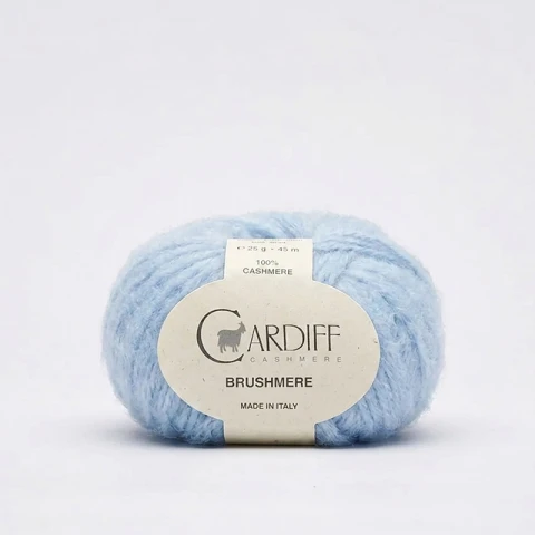 Włóczka Cardiff Brushmere 193 / baby / błękit