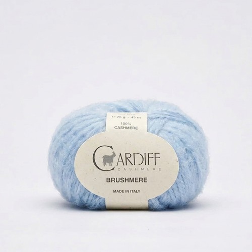 Włóczka Cardiff Brushmere 193 / baby / błękit