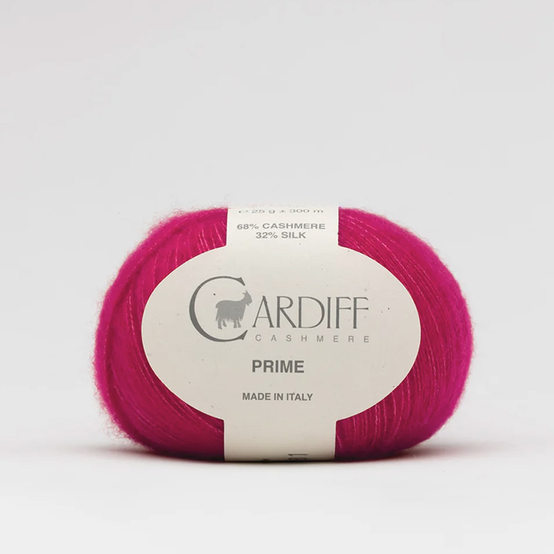 Włóczka Cardiff Prime 169 / sakura / intensywny róż