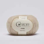Włóczka Cardiff Prime 102 / silver / beż