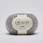 Włóczka Cardiff Prime 123 / piombo / jasny szary