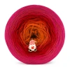 KOKONEK Pure P234 Kroopa Sunrise - Magenta/czerwień/marchewka