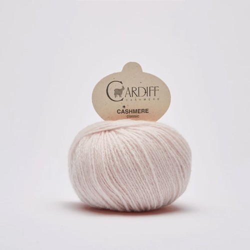 Włóczka Cardiff Cashmere Classic 746 / tutu / pudrowy