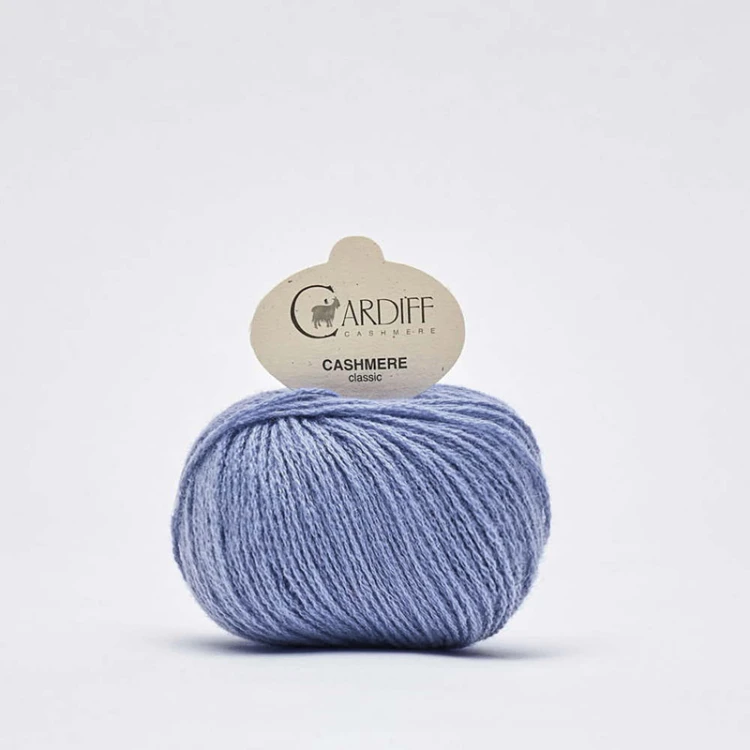 Włóczka Cardiff Cashmere Classic 748 / lilly / niebieskofioletowy