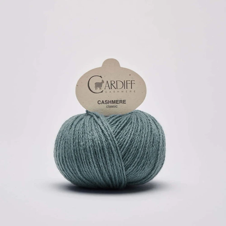 Włóczka Cardiff Cashmere Classic 744 / lago / ciemna patyna