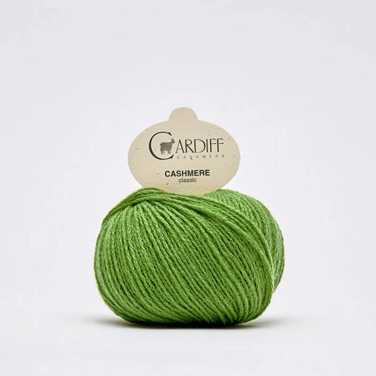 Włóczka Cardiff Cashmere Classic 740 / arco / trawa