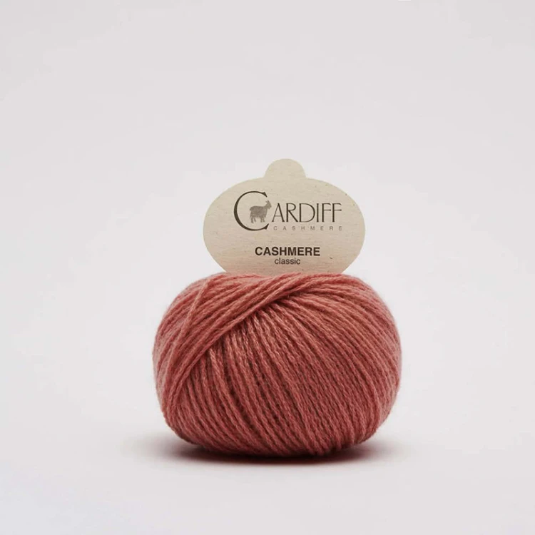 Włóczka Cardiff Cashmere Classic 736 / agape / malwa