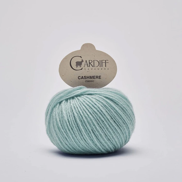 Włóczka Cardiff Cashmere Classic 321 / sky / jasny morski