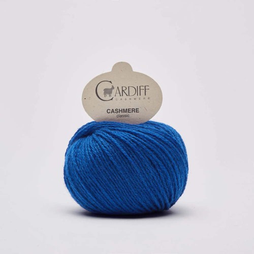 Włóczka Cardiff Cashmere Classic 637 / fiordaliso / chaber