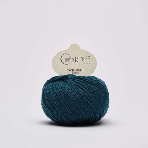 Włóczka Cardiff Cashmere Classic 322 / corsair / oceaniczny