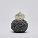 Włóczka Cardiff Cashmere Classic 320 / smooky / węgiel melanż