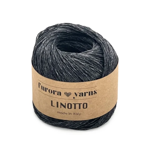 Włóczka Furora Yarns Linotto / antracyt