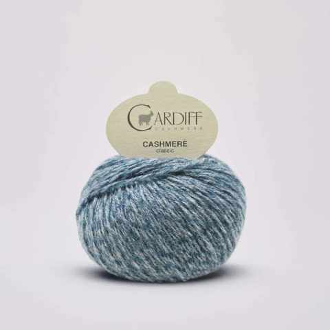 Włóczka Cardiff Cashmere Classic 317 / glacial melanż