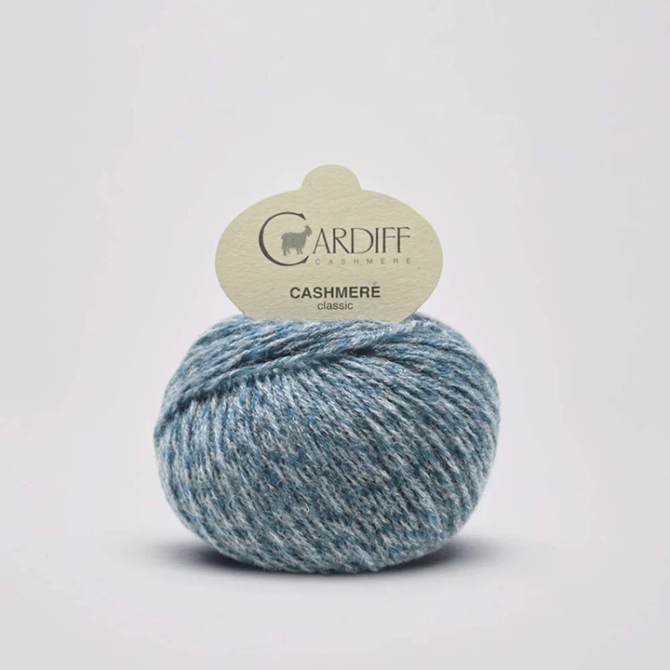 Włóczka Cardiff Cashmere Classic 317 / glacial melanż