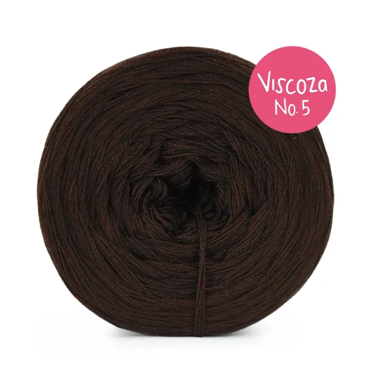 Włóczka KOKONKI Visco no. 5 - czekolada / 5 nitek / 400 m / 125 g - GOTOWY
